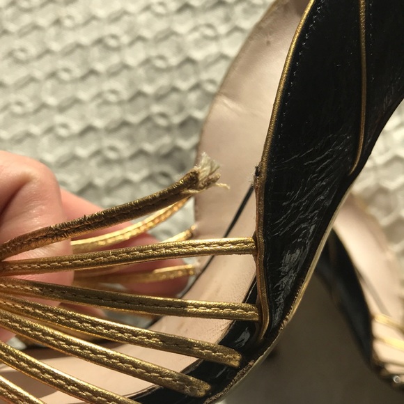 SOLD Emilio Pucci Art Deco heels - Picture 2 of 4